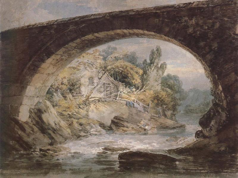 Joseph Mallord William Turner The bridge on the river oil painting picture